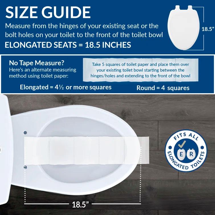 Round Toilet Seat and Lid