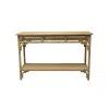 Braided Abaca Rope and Metal 47'' Console Table with Storage