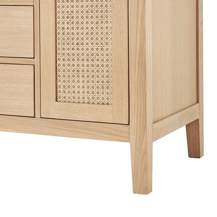 ARIEL Broeder 55 Single Sink Bathroom Vanity with Pure White Quartz Top