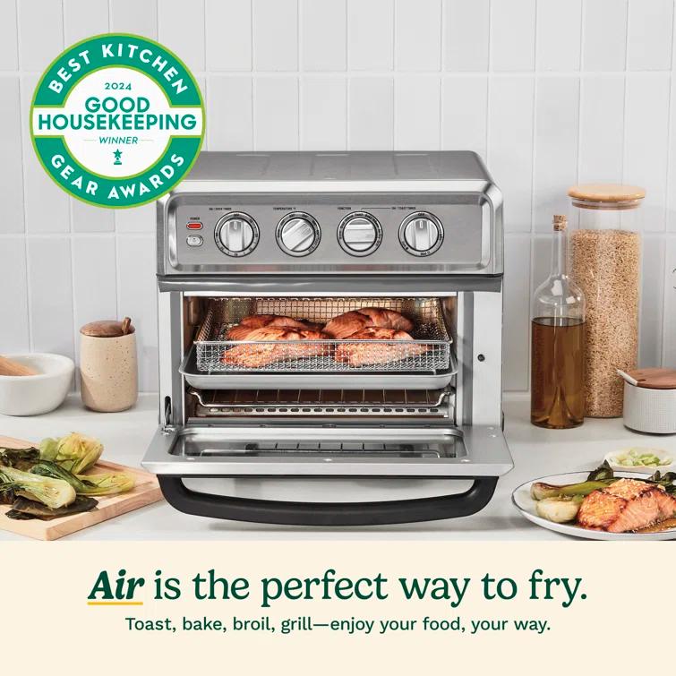 Cuisinart Air Fryer Toaster Oven with Grill, Stainless Steel