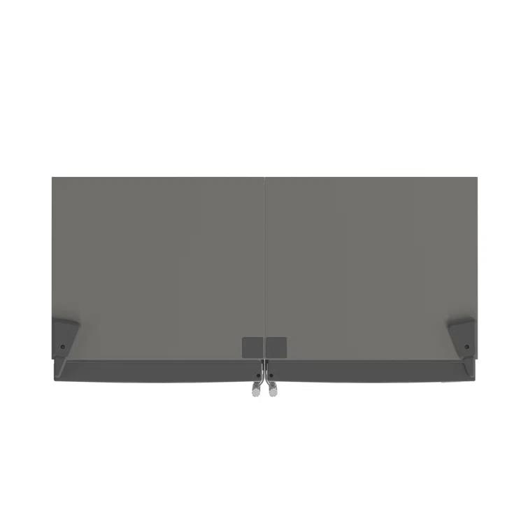Guardia 46.8-Inch Side-by-Side Bottom Freezer Refrigerator Stainless Steel, 21.6 cu.ft.