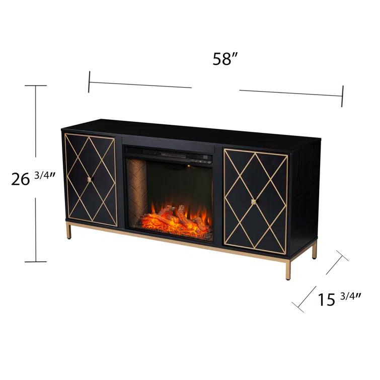 Marradi Electric Fireplace Media Console