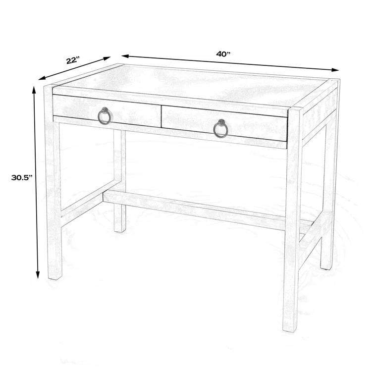 Elin Solid Wood Desk