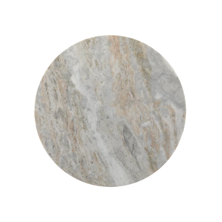 Calvert Round Marble Accent Table (18")