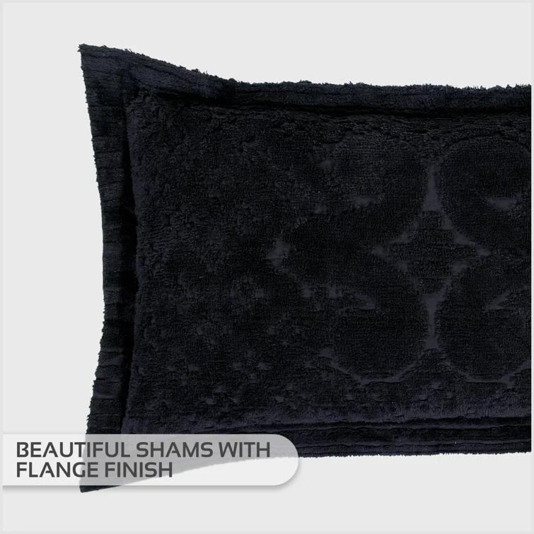 Better Trends Ashton Collection Chenille Bedspread Set, 100% Cotton Machine Washable Bedding Set, Soft & Breathable Medallion Design Coverlet with Sham, Luxurious All Season Comfort