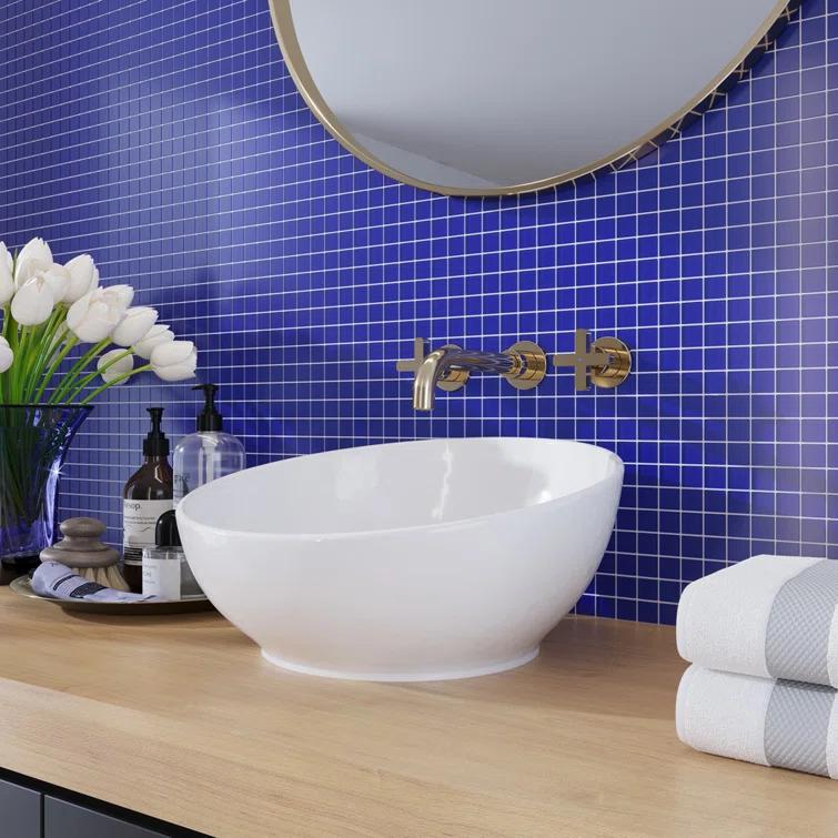 Apollo Tile 11.8" X 11.8" Matte Finished Glass Mosaic Tile