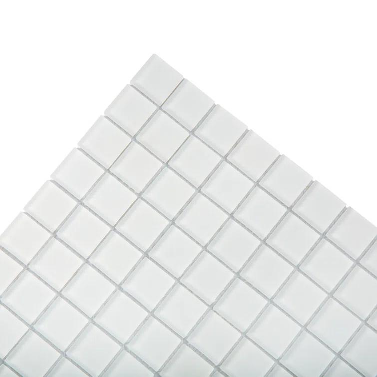 Apollo Tile 11.8" X 11.8" Matte Finished Glass Mosaic Tile