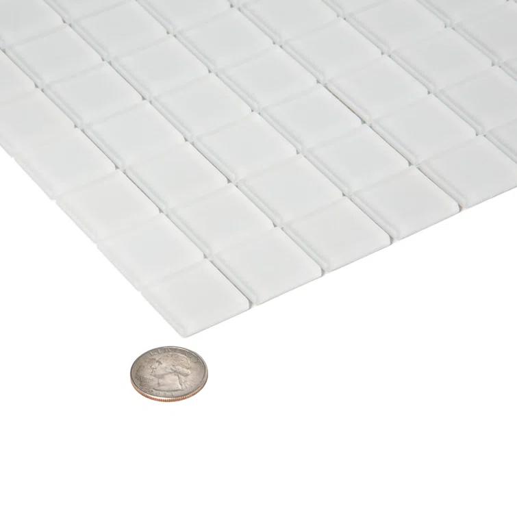 Apollo Tile 11.8" X 11.8" Matte Finished Glass Mosaic Tile