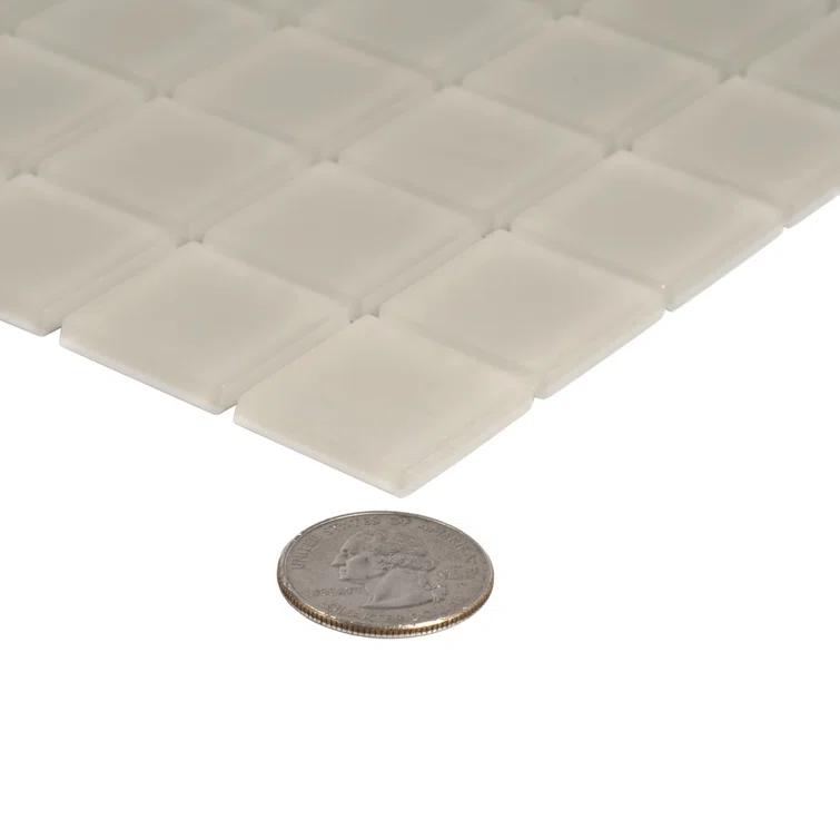 Apollo Tile 11.8" X 11.8" Matte Finished Glass Mosaic Tile