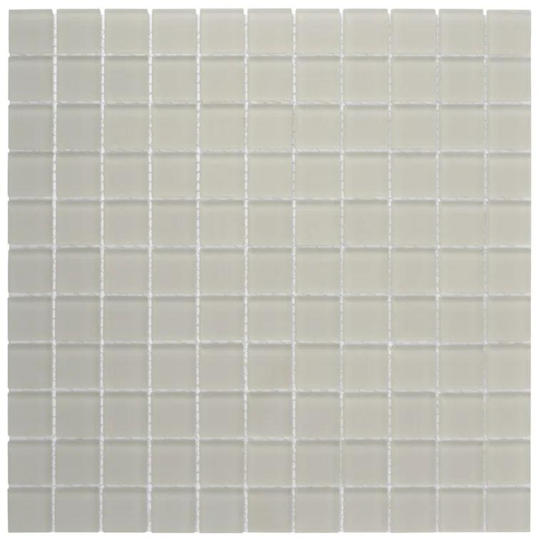 Apollo Tile 11.8" X 11.8" Matte Finished Glass Mosaic Tile