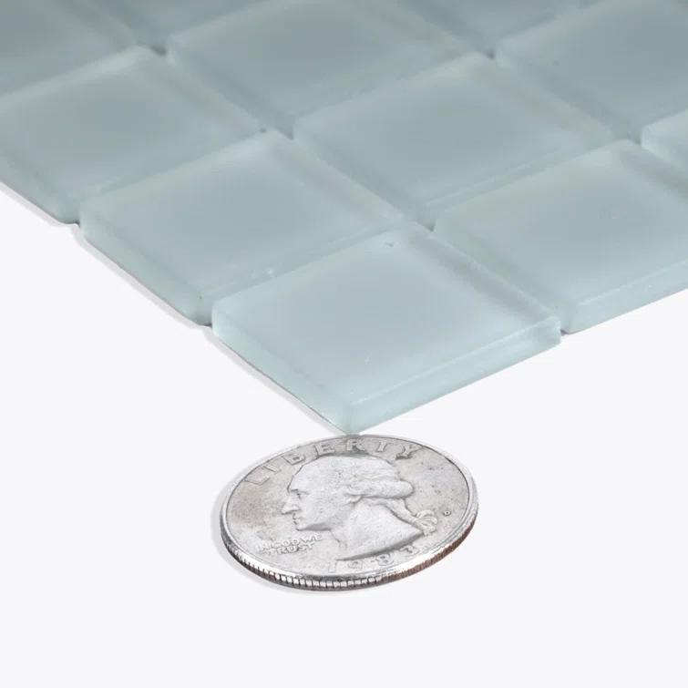 Apollo Tile 11.8" X 11.8" Matte Finished Glass Mosaic Tile