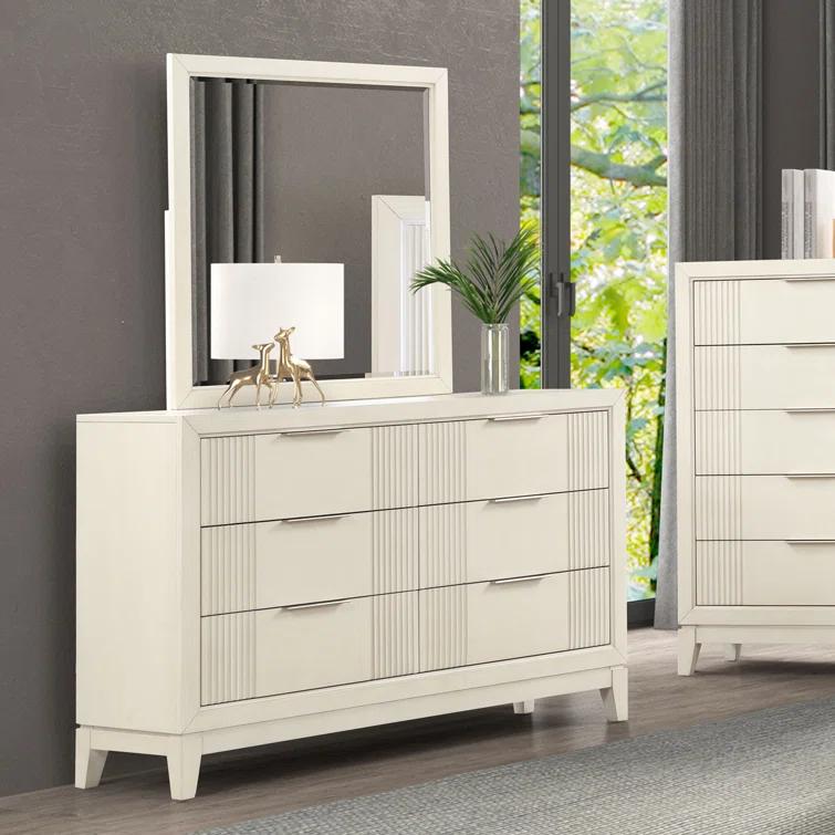 Danisen 6 Drawer Dresser With Mirror