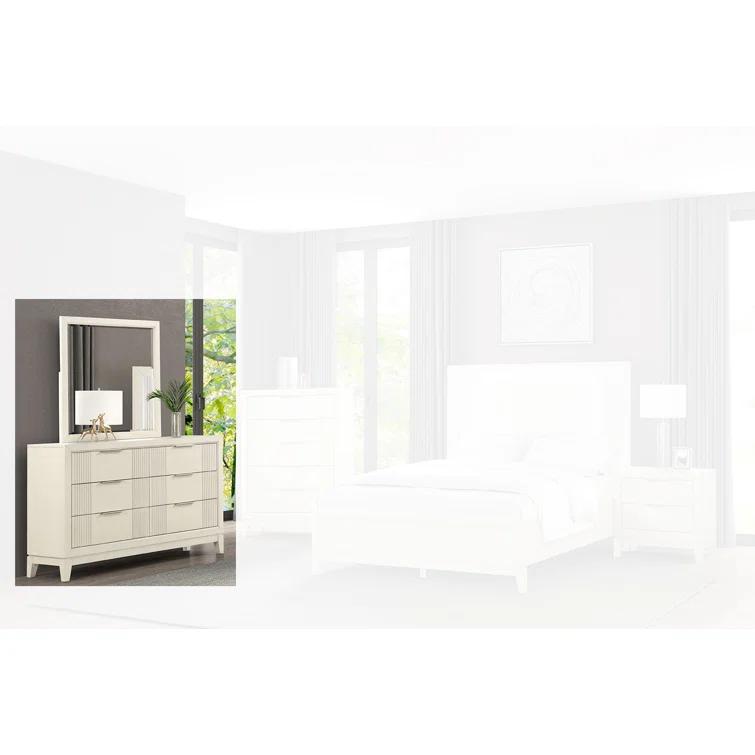 Danisen 6 Drawer Dresser With Mirror
