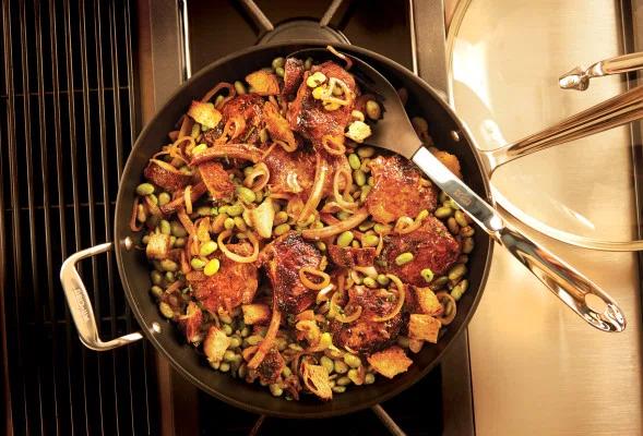 All-Clad ® HA1 Hard-Anodized Non-Stick 4-Qt. Sauté Pan with Lid