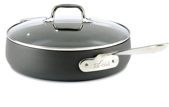 All-Clad ® HA1 Hard-Anodized Non-Stick 4-Qt. Sauté Pan with Lid