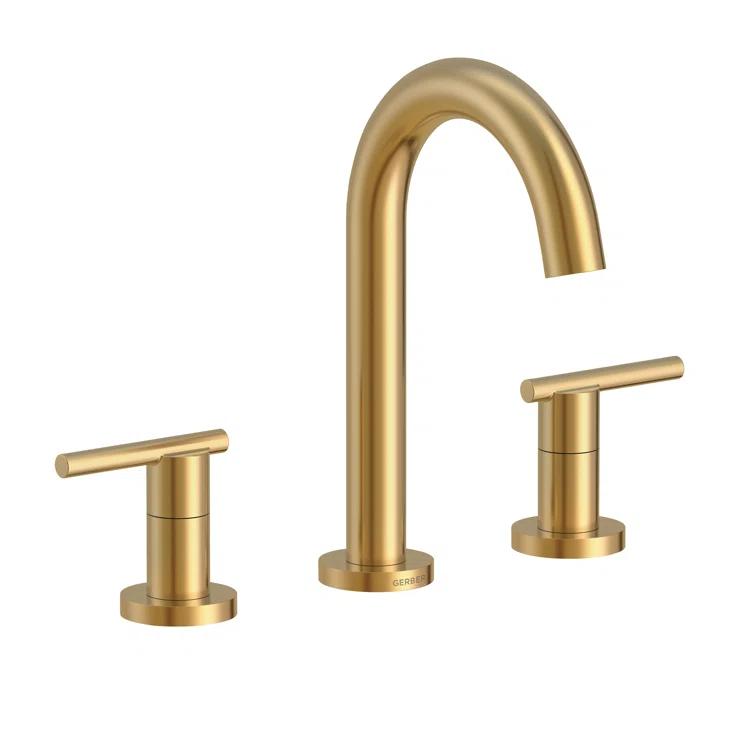 Parma 2-Handle Widespread Bathroom Faucet with Metal Touch Down Drain