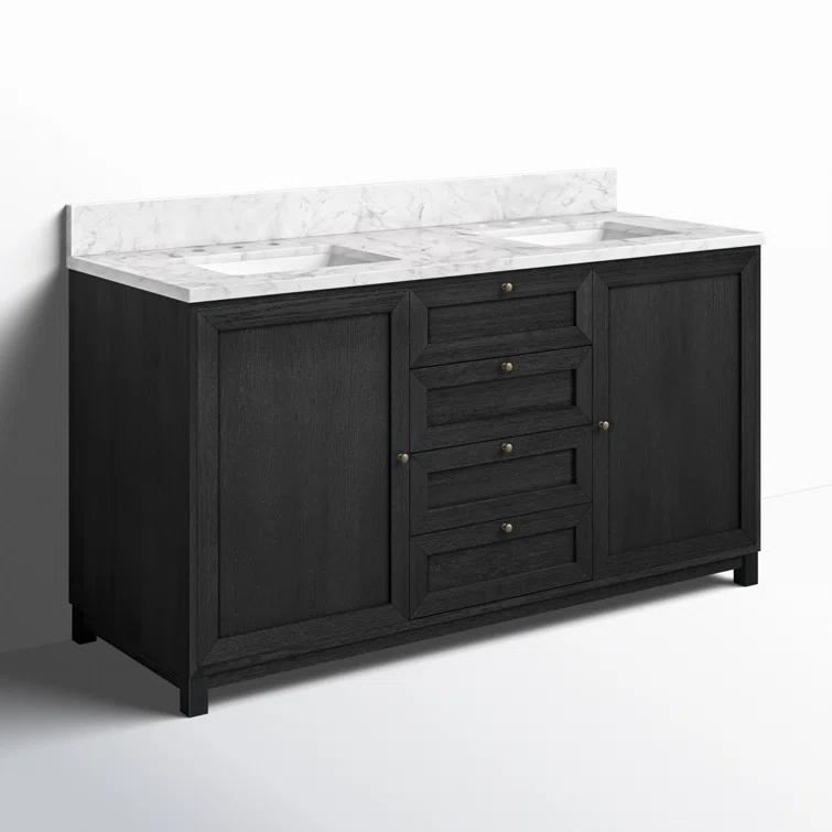 Jessop Vanity - Black / 60"W