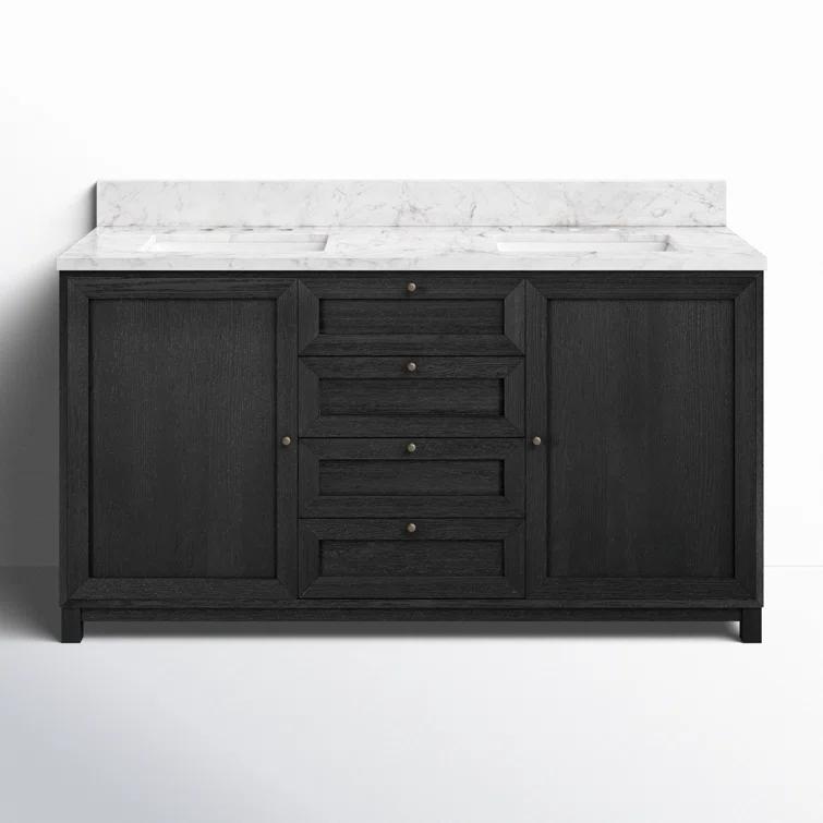 Jessop Vanity - Black / 60"W