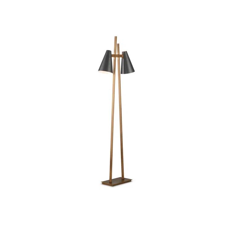 Currey & Company Duet Floor Lamp