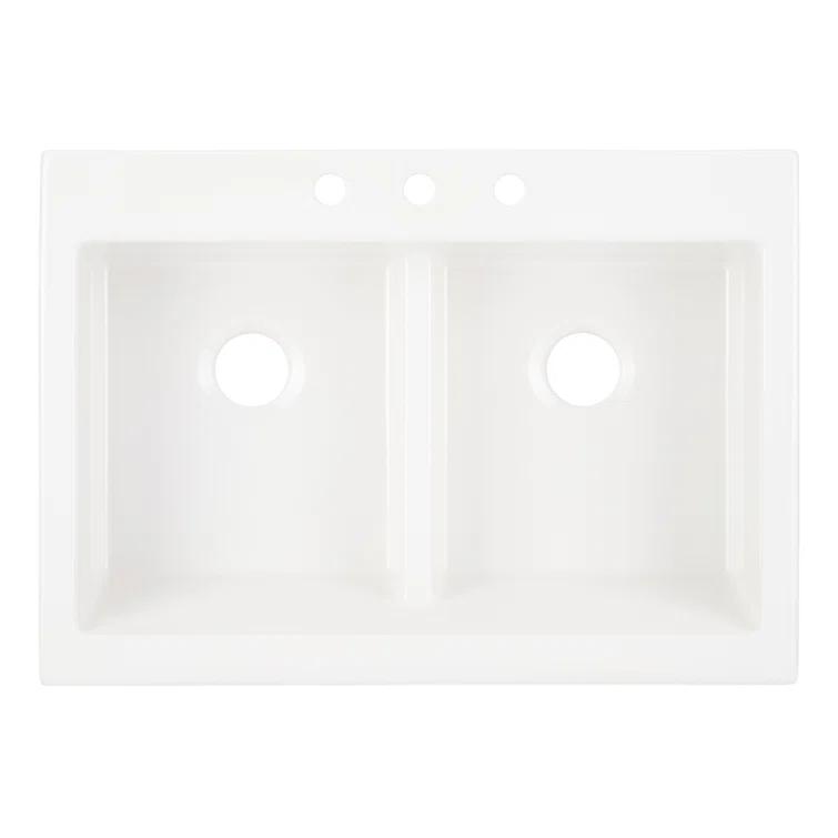 Galion 34" L Double Basin Farmhouse / Apron Kitchen Sink