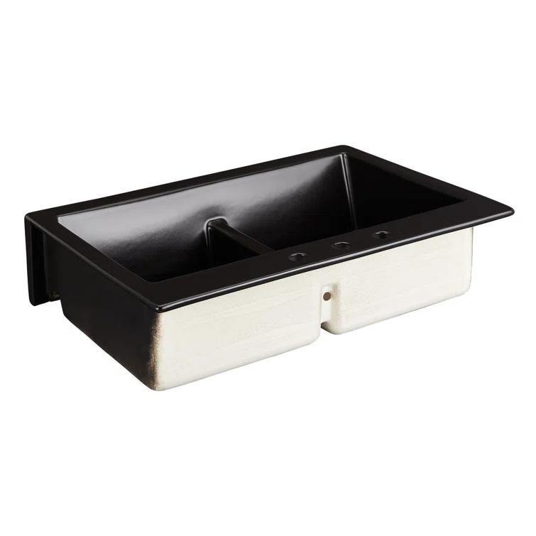 Galion 34" L Double Basin Farmhouse / Apron Kitchen Sink