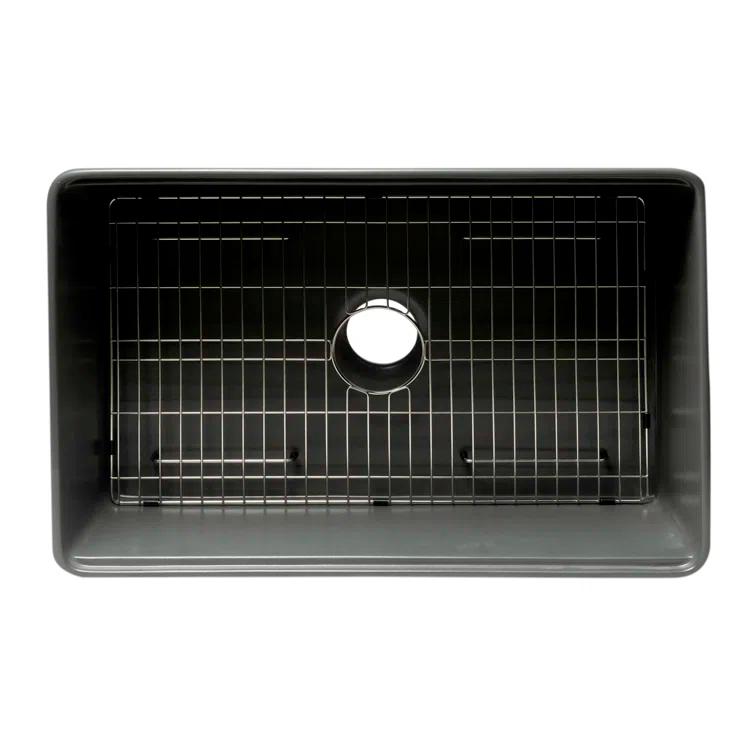 30'' L Farmhouse / Apron Single Bowl Fireclay Kitchen Sink