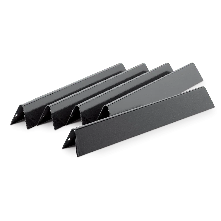 Weber Weber Replacement Flavorizer Bars, 17.5", For Genesis 300 Series (front-mounted Control Panel), Porcelain-enameled Steel (Set of 5)