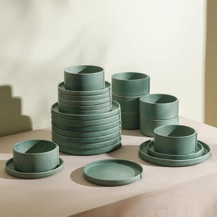 Stone Lain Bao 24-Piece Dinnerware Set Stoneware