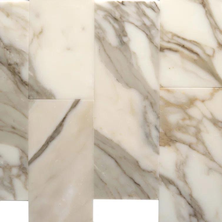 4" x 12" Marble Subway Wall & Floor Tile
