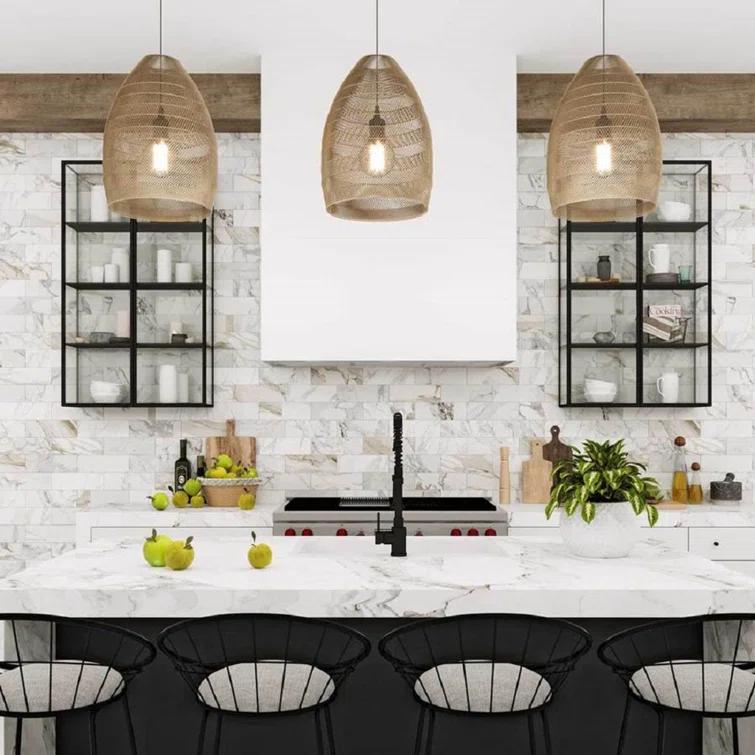 4" x 12" Marble Subway Wall & Floor Tile