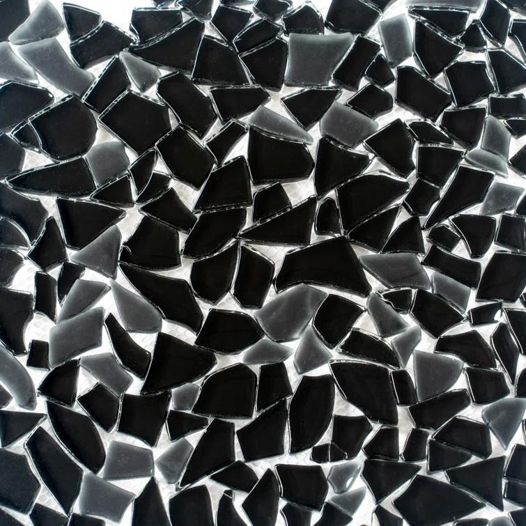 Apollo Tile Glass Pebbles Mosaic Wall & Floor Tile