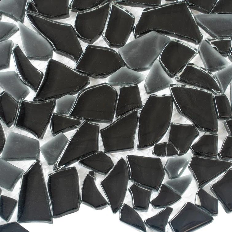 Apollo Tile Glass Pebbles Mosaic Wall & Floor Tile
