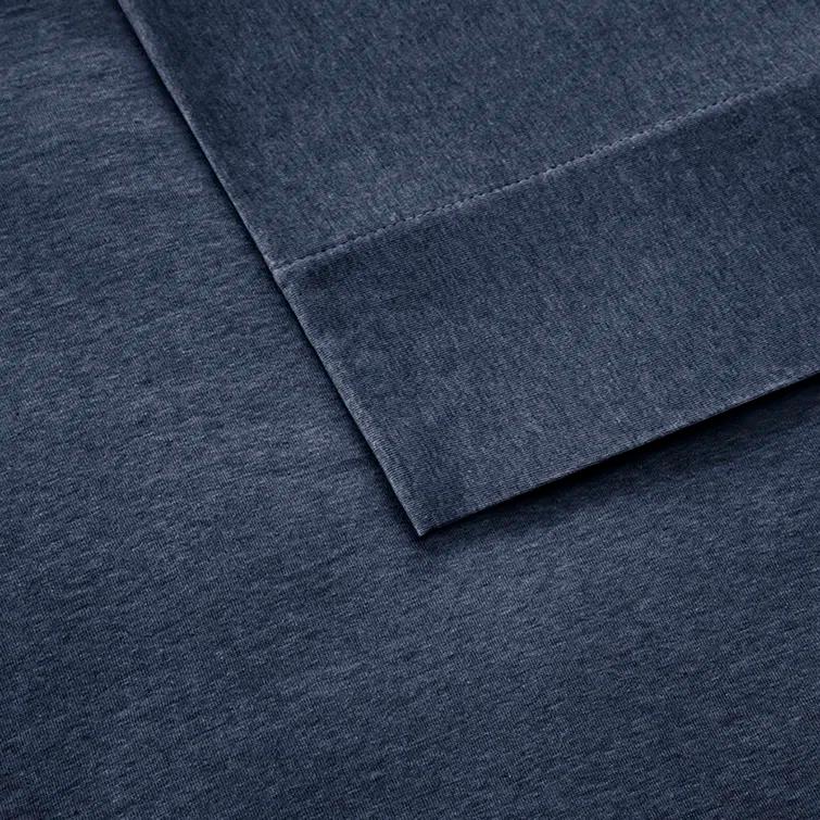 Cotton Blend Jersey Knit All Season Sheet Set