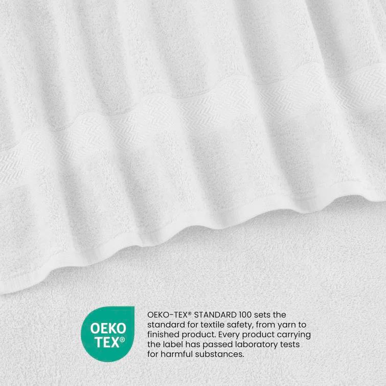 Martex 6 Piece Luxury Cotton Towel Set, 2 Bath Towels, 2 Hand Towels, 2 Washcloths 500 GSM 100% Ring Spun Cotton Highly Absorbent Soft Towels for Bathroom For Everyday Use, Hotel & Spa