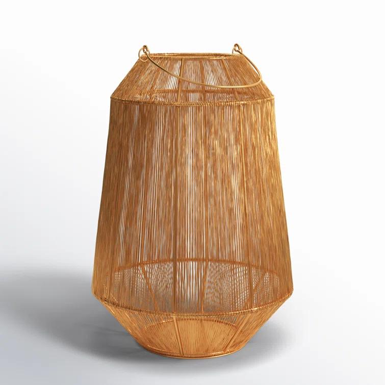 Greta Antique Brass Lantern