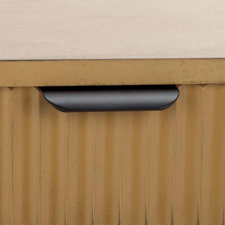 Brown Wood Rectangular End Table with Storage Drawer