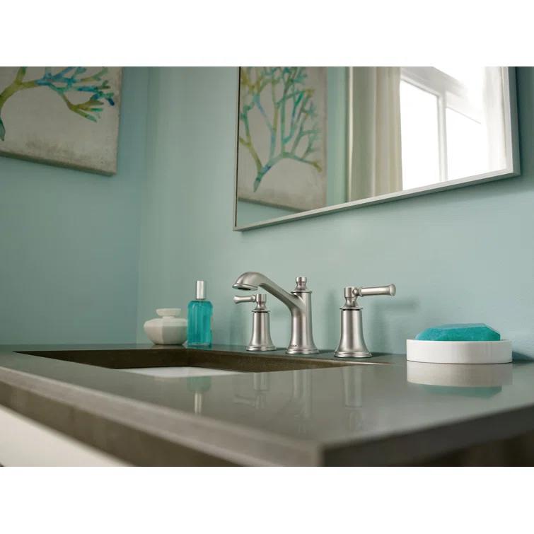 Moen Dartmoor Two-Handle Widespread Bathroom Faucet Trim Kit, Valve Required