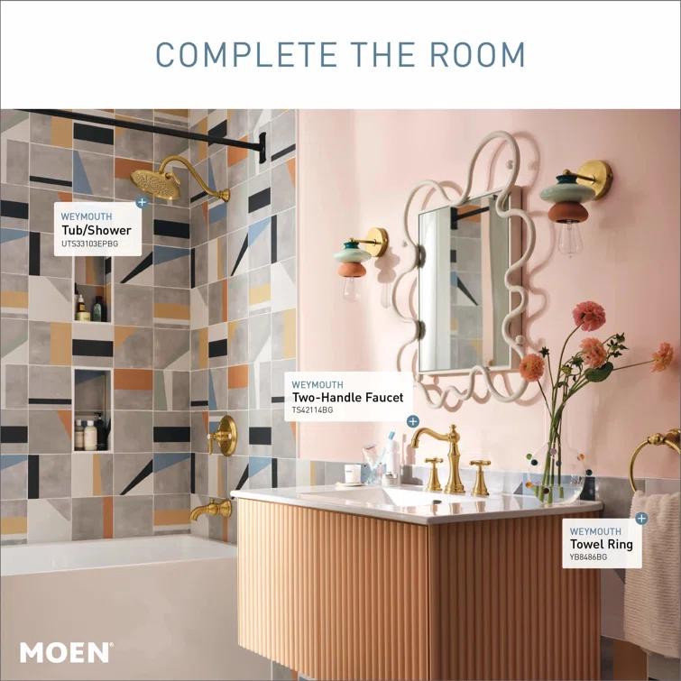 Weymouth Widespread Bathroom Faucet with Drain Assembly
