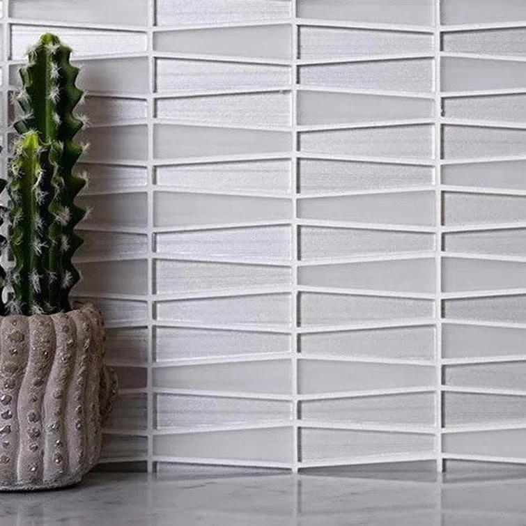 1" x 3" Glass Brick Joint Mosaic Wall and Floor Tile