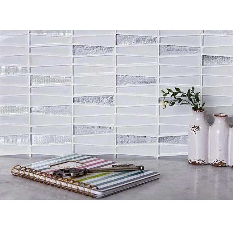 1" x 3" Glass Brick Joint Mosaic Wall and Floor Tile