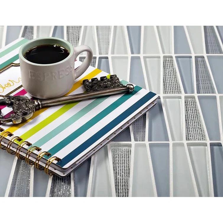 1" x 3" Glass Brick Joint Mosaic Wall and Floor Tile