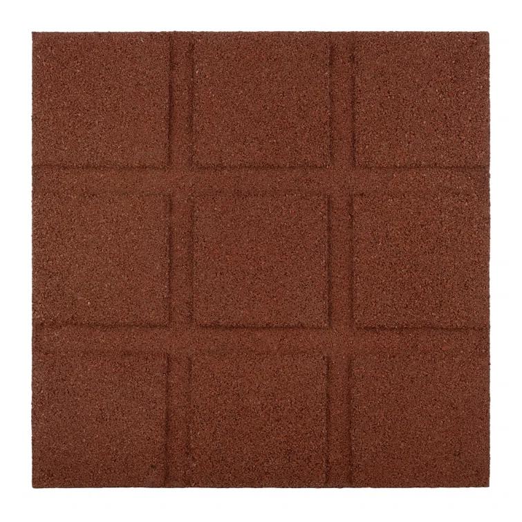 Pure Garden Deck Tiles 8-Pack - Dual-Sided Outdoor Flooring Tile - 28SQFT Rubber Pavers for Outside Patio, Garden Walkway, Balcony, or Shed