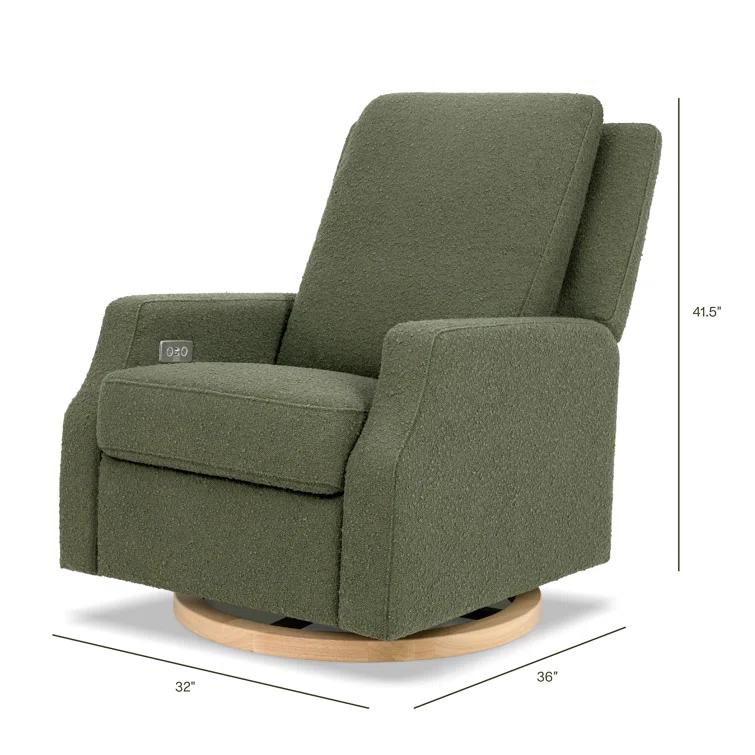 Crewe Electronic Recliner and Swivel Glider in Eco-Performance Fabric