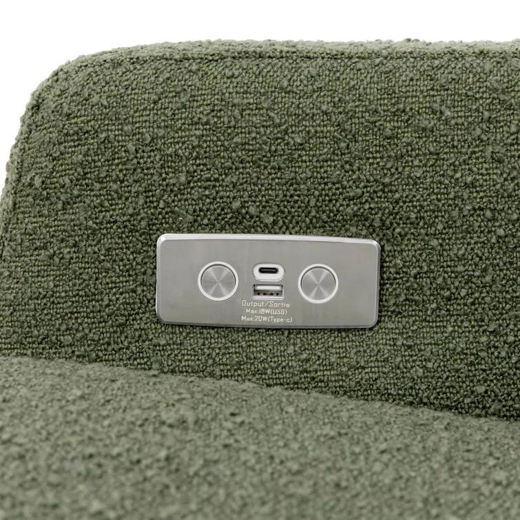 Crewe Electronic Recliner and Swivel Glider in Eco-Performance Fabric