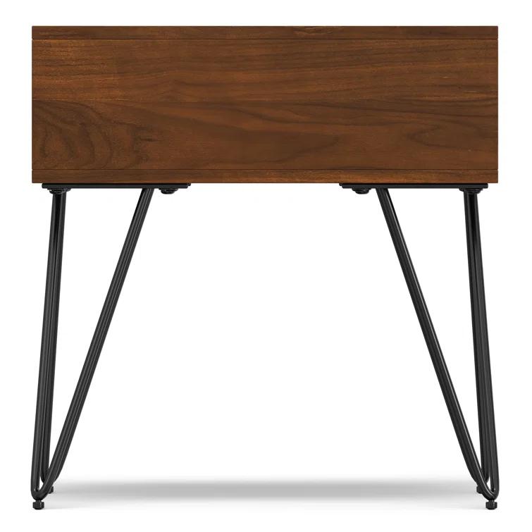 Hunter Solid Wood Top End Table