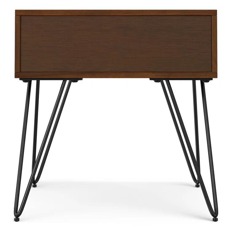 Hunter Solid Wood Top End Table