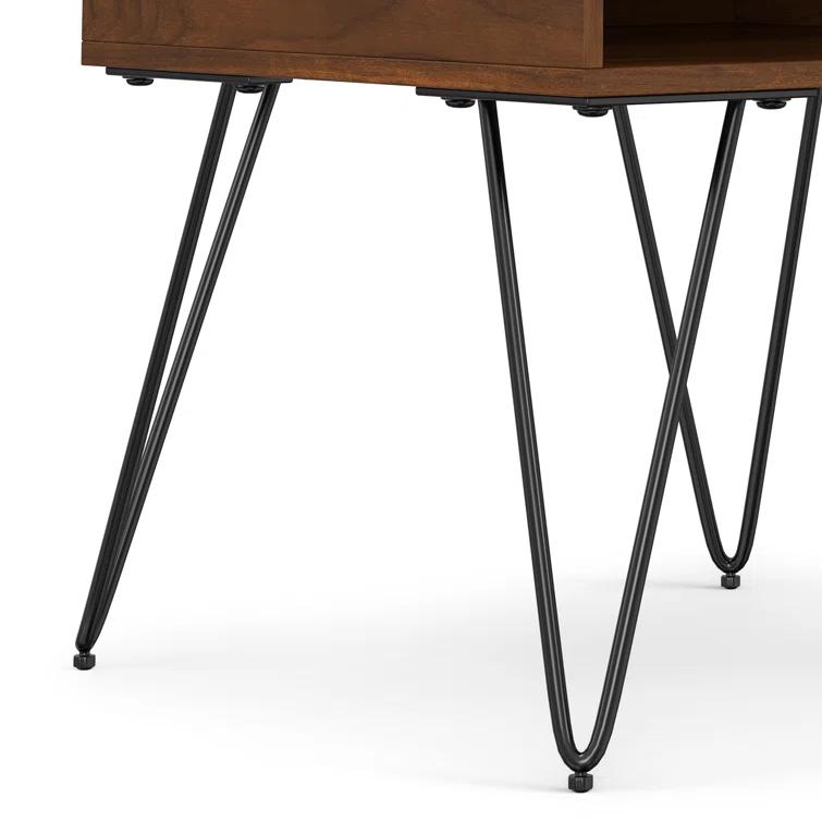 Hunter Solid Wood Top End Table