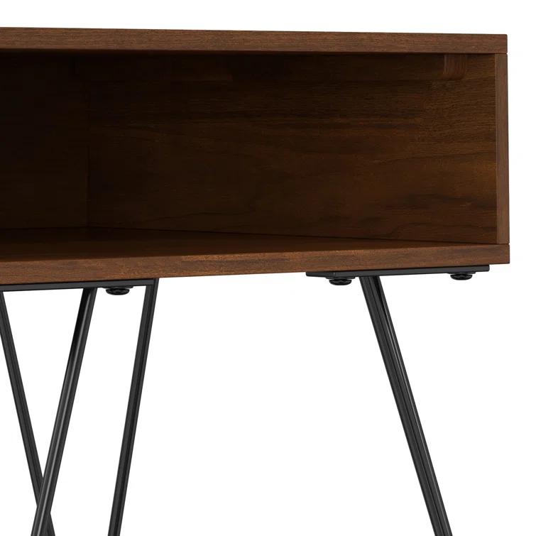 Hunter Solid Wood Top End Table