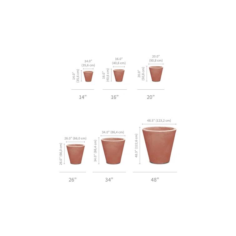 Madison Indoor/Outdoor Modern Round Planter