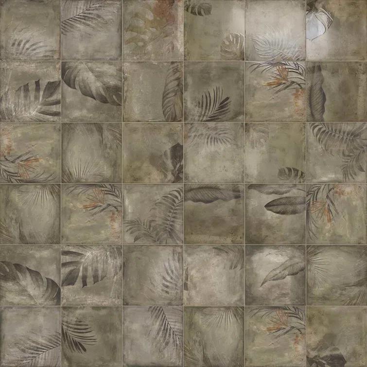 Angela Harris Tempest 7.87 In. X 7.87 In. Matte Ceramic Wall Tile (10.76 Sq. Ft. / Case)